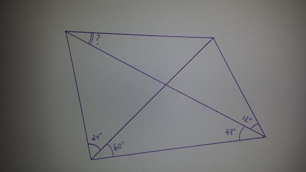quadrilatère avec les 4 triangles